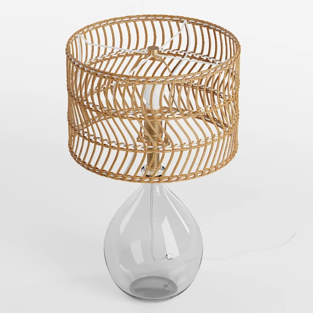 Teardrop Glass Table Lamp — Скачать