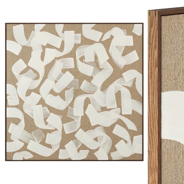 Abstract modern painting on canvas — Descargar