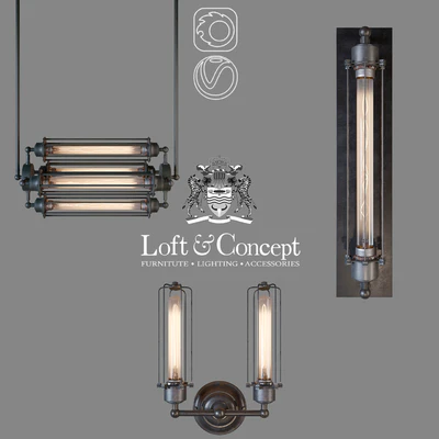 Series Loft Industrial Edison Cage — Ver 1