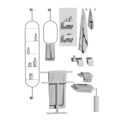 Bathroom decor set — Ver 3
