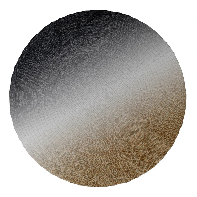 Round jute rug — Descargar