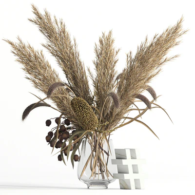 Dry bouquet and hashtag — Ver 1
