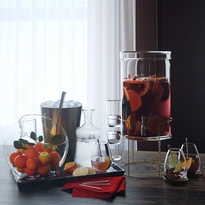 Glass drink dispenser by Crate and Barrel — View 1