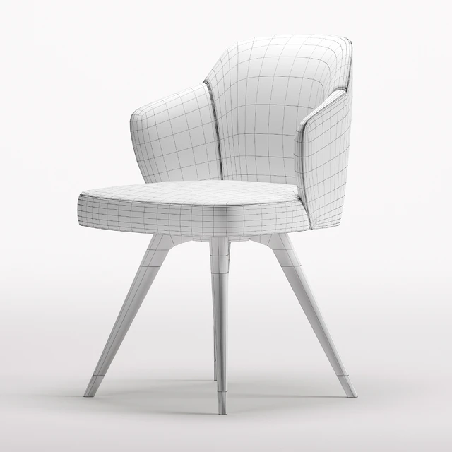 Leslie Dining chair minotti — Descargar