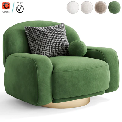 Swivel Chair Unide by Eichholtz — Ver 5