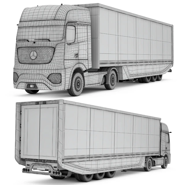 Mercedes benz future truck 2025 — Descargar