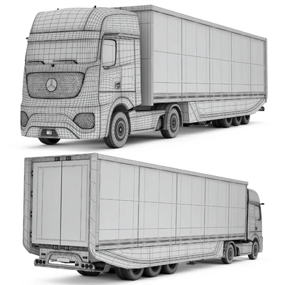 Mercedes benz future truck 2025 — Ver 4