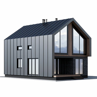 Barnhouse with carport — Ver 2