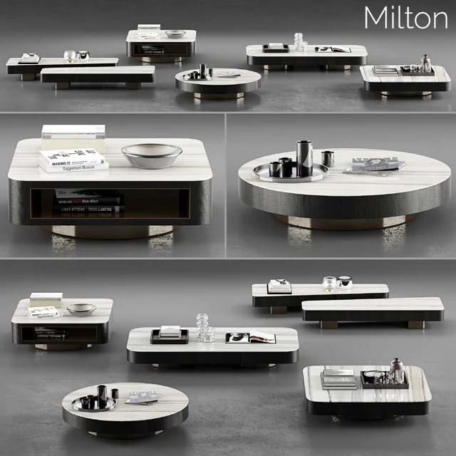 Minotti Milton Coffee Tables — Descargar