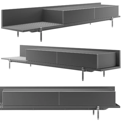 книжные шкаф Minotti Superquadra 2021 collection № 1 — Вид 3