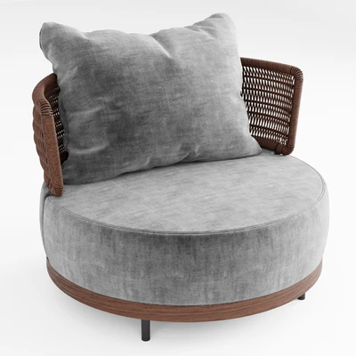 Minotti quadrado armchair — Ver 3