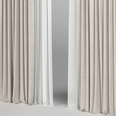 Curtains with tulle. — View 3