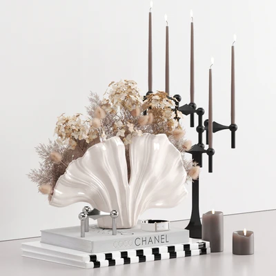 Nude & Gray Decorative Set — Ver 3