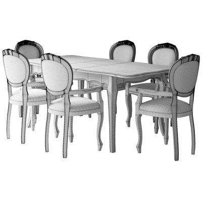 BUCZYNSKI folding table medium. Cleopatra collection — Ver 2