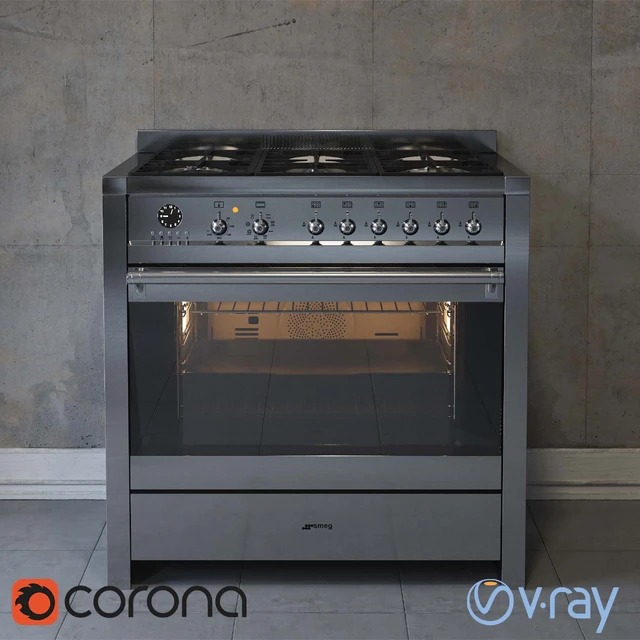 Варочный центр Smeg, CS19A-7 — Скачать