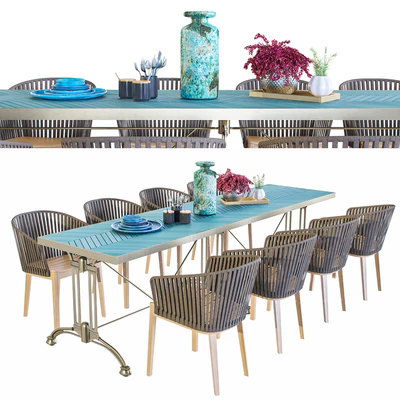 Tribu Outdoor Furniture Set — Ver 1