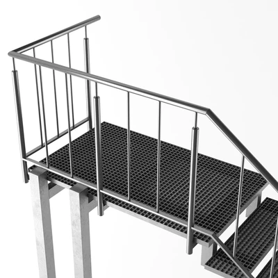 Metal outdoor stair — Ver 3