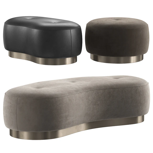 Torii Bold Pouf by Minotti — Descargar