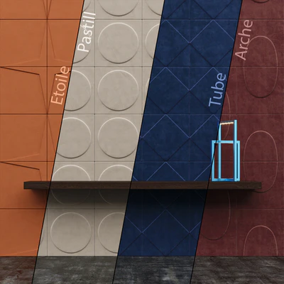 CUIR AU CARRE Wall Panels Part 2 — Ver 1