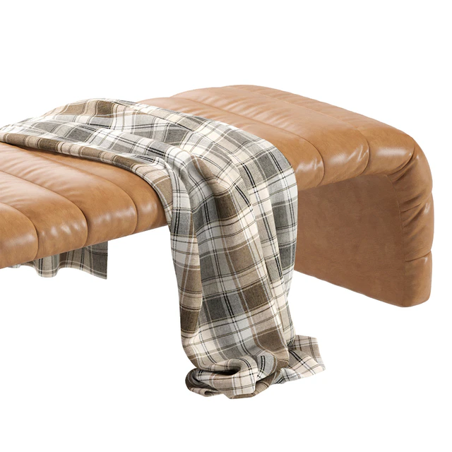 Coco Republic Westwood Bench Leather 2 Colors Version — Descargar