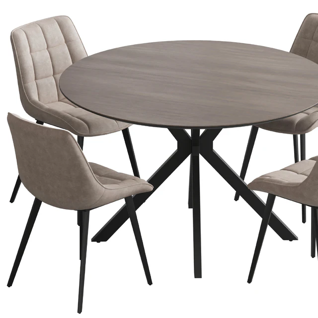 Ralf table Adah chair — Скачать