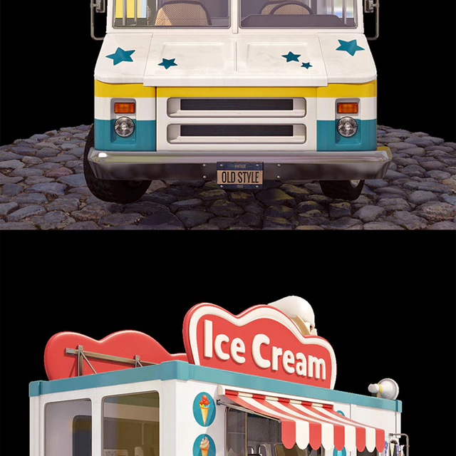 Ice-cream truck — Скачать