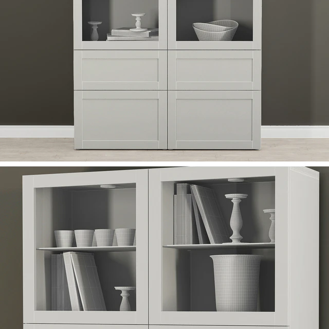 Wardrobe showcase Besta / BESTO  Hanviken, Sindvik. — Descargar