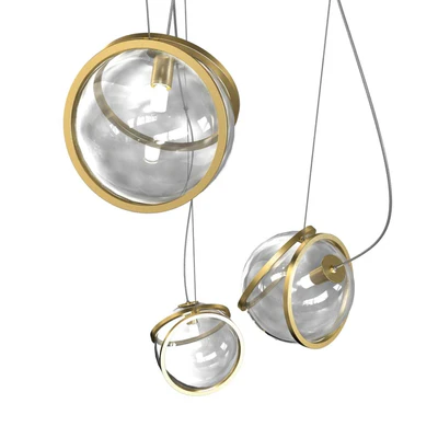 Terzani pug pendant light 3d model — Ver 2
