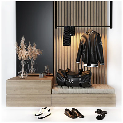 Decorative set in the hall 6 — Ver 1