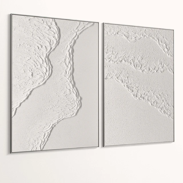 Plaster Two Photo Frames T-455 — Скачать