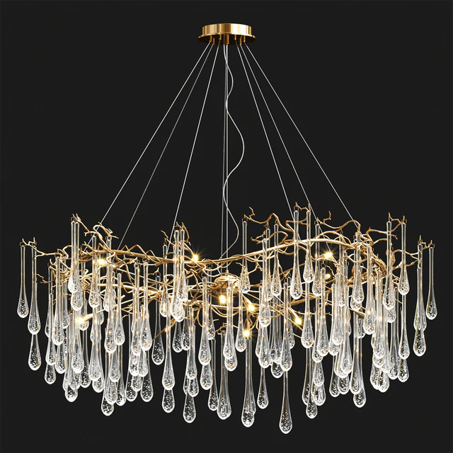 Serip Big AQUA Chandelier — Скачать