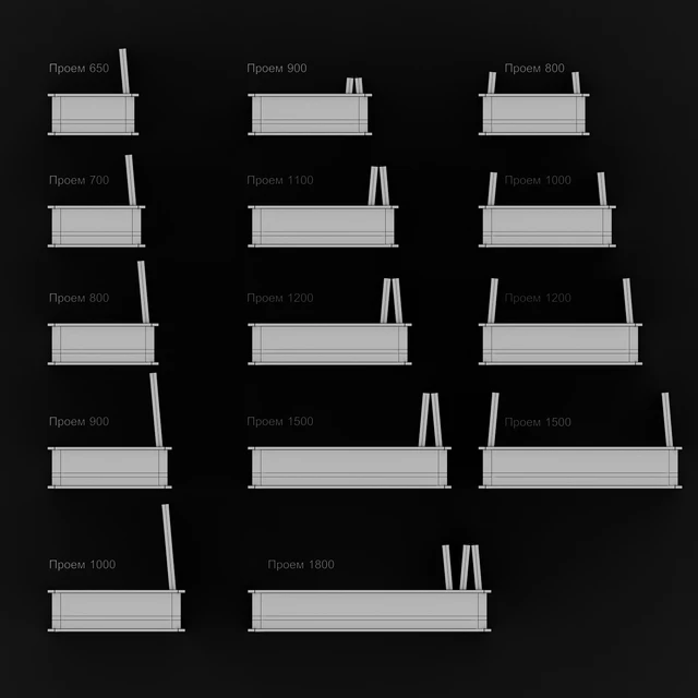 Двери   Rimadesio doors   2011   v-ray — Скачать