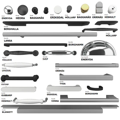 IKEA door knobs and handles — Ver 1