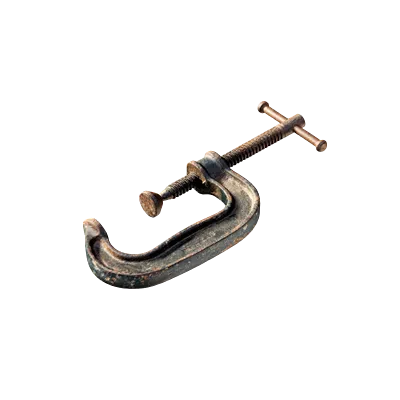 rusty metal clamp 001 — Скачать