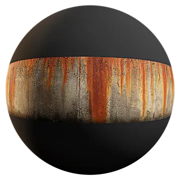 rusty concrete foundation wall 001 — Descargar