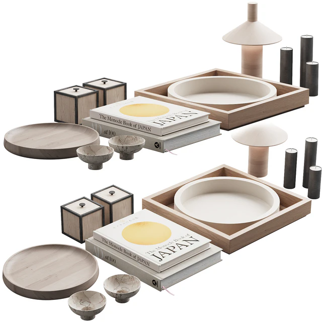 114 decorative set 027 japan style decor P01 — Скачать