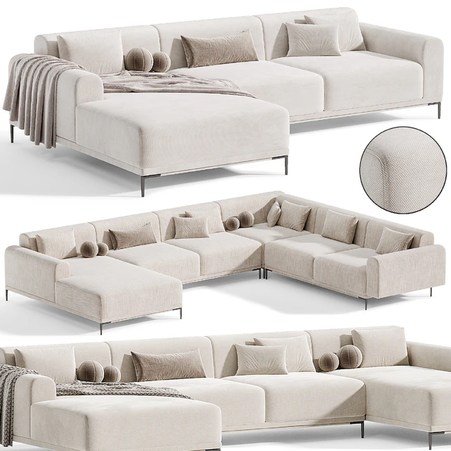 Marlet Corner Sofa Set By divanev — Скачать