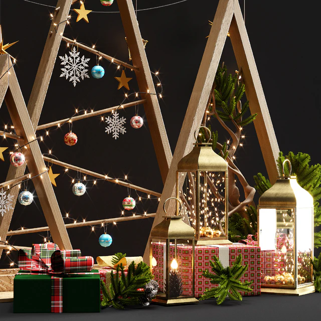 New year decorative set 2 — Descargar