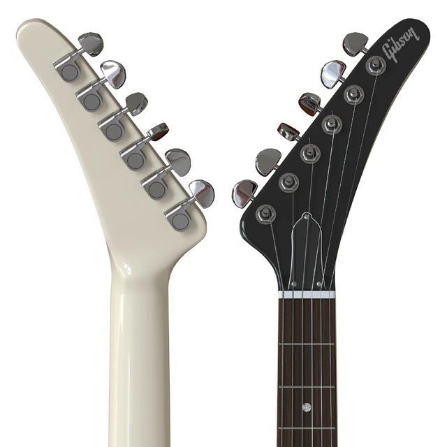 Gibson Explorer Electric Guitar - (White, Black, Beige) — Download