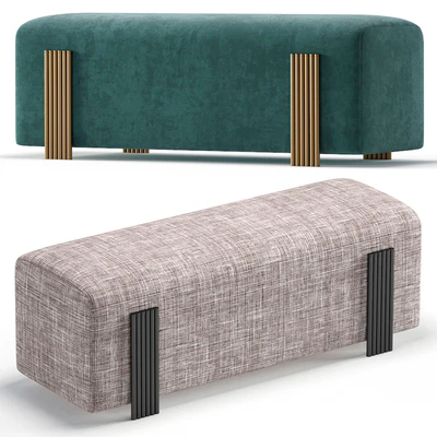 Bench Carrollin by Cazarina Interiors 3 Colors Version/банкетка Кэрроллин — Вид 1