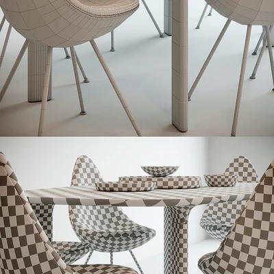 Analog table, Drop chair — Вид 2