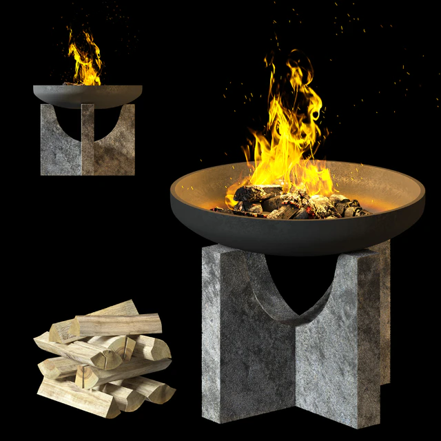 Чаша для костра Concretika iron S80 — Скачать