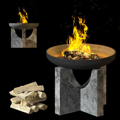 Fire Pit Concretika iron S80 — скачать