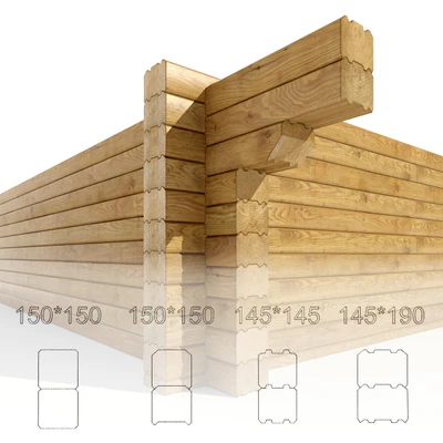 Timber for wood houses — Ver 1