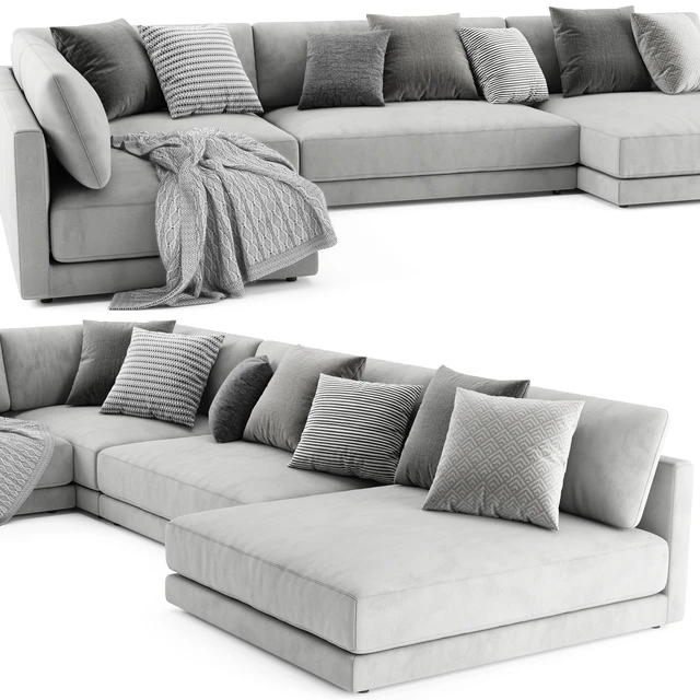 Blanche katarina sectional sofa — Descargar