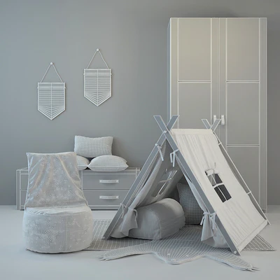 Tent, furniture and decor Forest Ranger — Ver 3