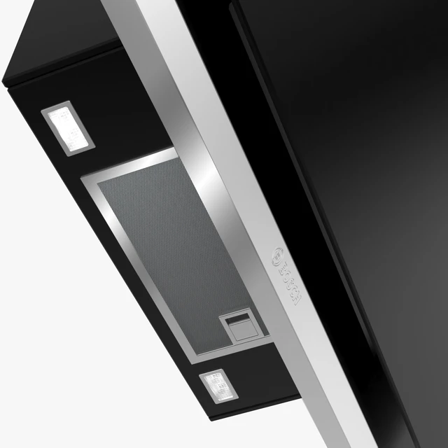Bosch Wall mounted Inclined hood DWK98PR60B Serie 8 — Descargar