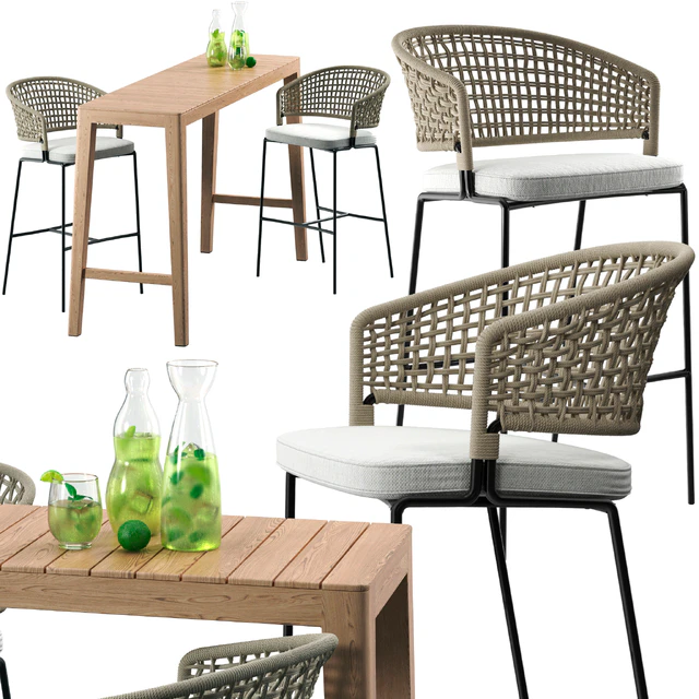 Tribu CTR Bar Chair set — Descargar