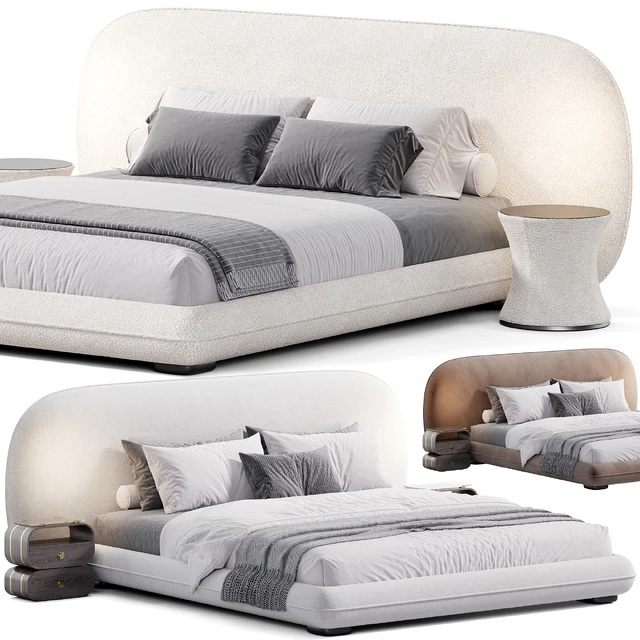 Bari bed by Como Casa — Скачать