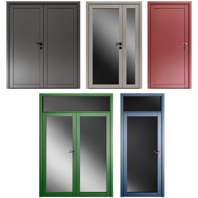 Metal swinging fire doors — Descargar